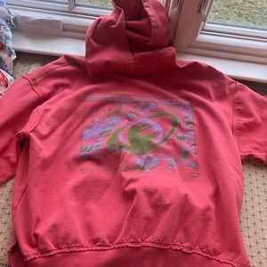 Urban Outfitters galaxy red sweatshirt